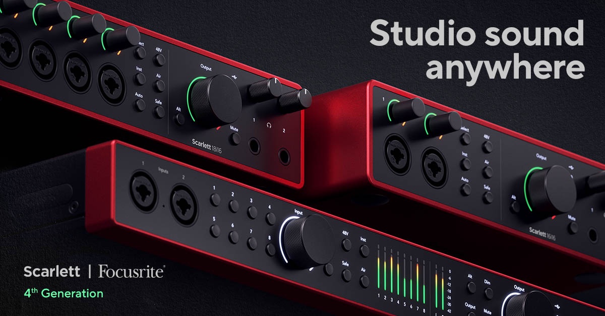 Nye Scarlett-modeller fra Focusrite!