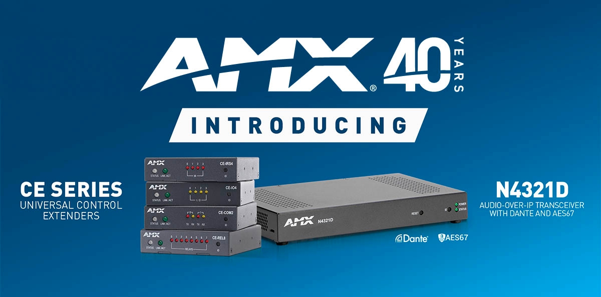 AMX med to lanseringer under Infocomm